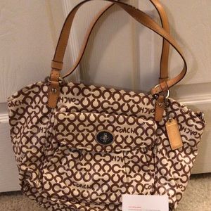 Coach Cece Coated canvas bag